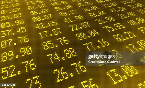 share index numbers - bid data stock pictures, royalty-free photos & images