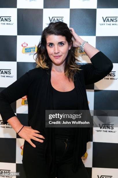 Leanne Bowes of Shiragirl attends 2018 Vans Warped Tour Kick Off Event press conference at Vans Global HQ on March 1, 2018 in Costa Mesa, California.