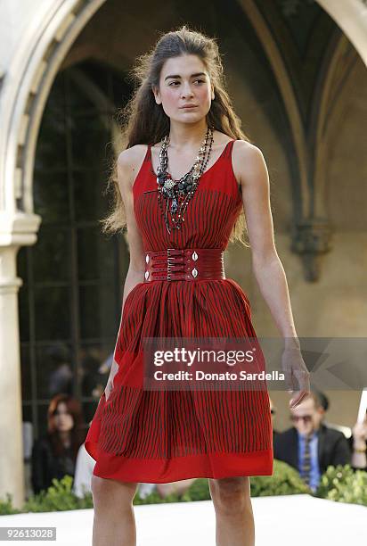 Natalia Bonifacci at the CFDA/Vogue Fashion Fund Event at Chateau Marmont on October 30, 2009 in Los Angeles, California.