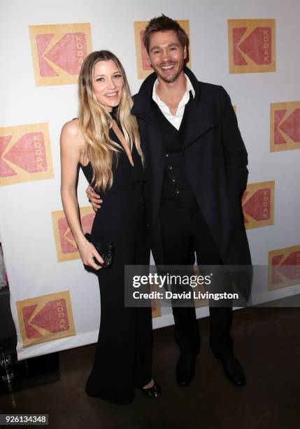 Actress Sarah Roemer and husband actor Chad Michael Murray attend the 2nd Annual Kodak Auteur Awards at Crossroads Kitchen on March 1, 2018 in Los...