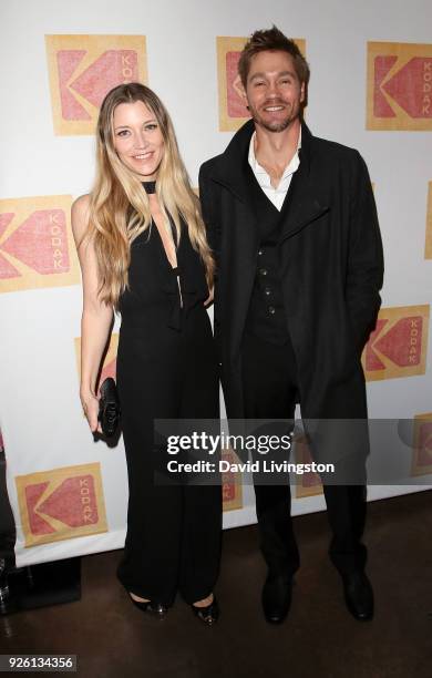Actress Sarah Roemer and husband actor Chad Michael Murray attend the 2nd Annual Kodak Auteur Awards at Crossroads Kitchen on March 1, 2018 in Los...
