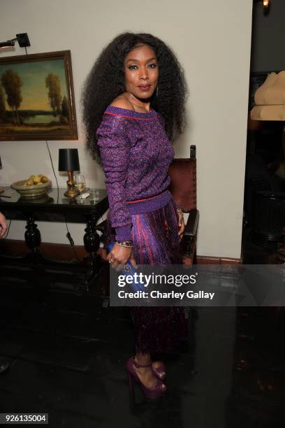 Angela Bassett attends the Cadillac Oscar Week Celebration at Chateau Marmont on March 1, 2018 in Los Angeles, California.