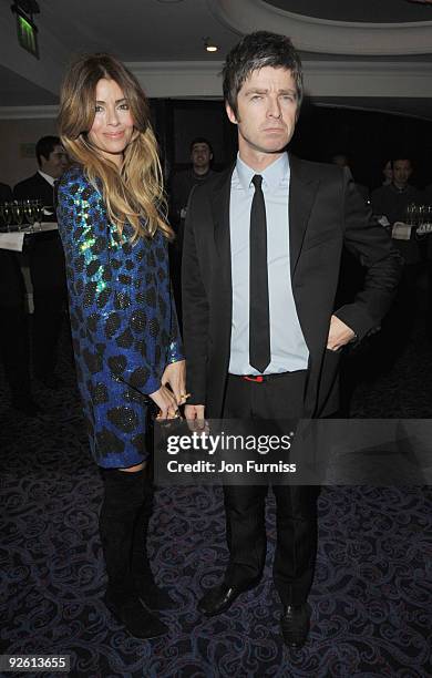 Sara MacDonald and Noel Gallagher from Oasis attend the Music Industry Trusts' Awards at The Grosvenor House Hotel on November 2, 2009 in London,...