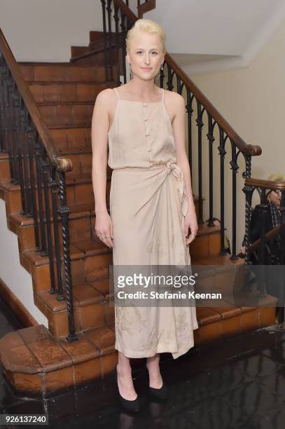 Mamie Gummer attends the Cadillac Oscar Week Celebration at Chateau Marmont on March 1, 2018 in Los Angeles, California.