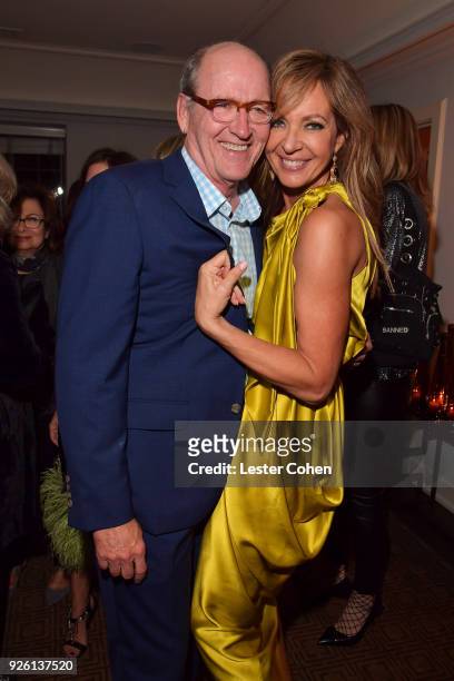 Richard Jenkins and Allison Janney attend the 2018 Gersh Oscar party presented by Tequila Don Julio 1942 at Chateau Marmont on March 1, 2018 in Los...