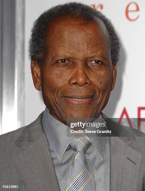 Sidney Poitier at AFI FEST 2009 Screening Of Precious: Based On The Novel 'PUSH' By Sapphire on November 1, 2009 in Hollywood, California.