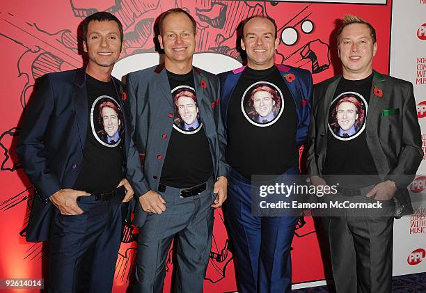 Four Poofs and a Piano' attend Music Industry Trusts' Awards on November 2, 2009 in London, England.