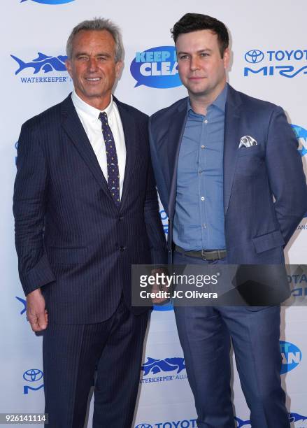 Robert F. Kennedy, Jr. And Taran Killam attend Keep It Clean Live Comedy Benefit for Waterkeeper Alliance at Avalon on March 1, 2018 in Hollywood,...