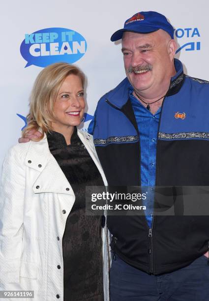 Florence Colburn and Keith Colburn attend Keep It Clean Live Comedy Benefit for Waterkeeper Alliance at Avalon on March 1, 2018 in Hollywood,...