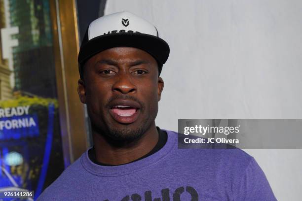 Actor Akbar Gbaja-Biamila attends Keep It Clean Live Comedy Benefit for Waterkeeper Alliance at Avalon on March 1, 2018 in Hollywood, California.
