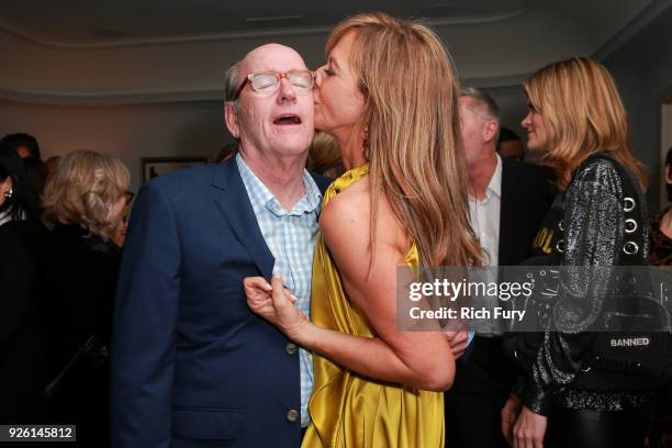 Richard Jenkins and Allison Janney attend the Gersh Oscar Party at Chateau Marmont on March 1, 2018 in Los Angeles, California.