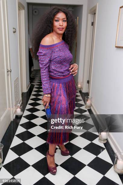 Angela Bassett attends the Gersh Oscar Party at Chateau Marmont on March 1, 2018 in Los Angeles, California.