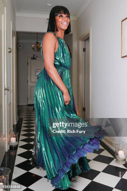 Tiffany Haddish attends the Gersh Oscar Party at Chateau Marmont on March 1, 2018 in Los Angeles, California.