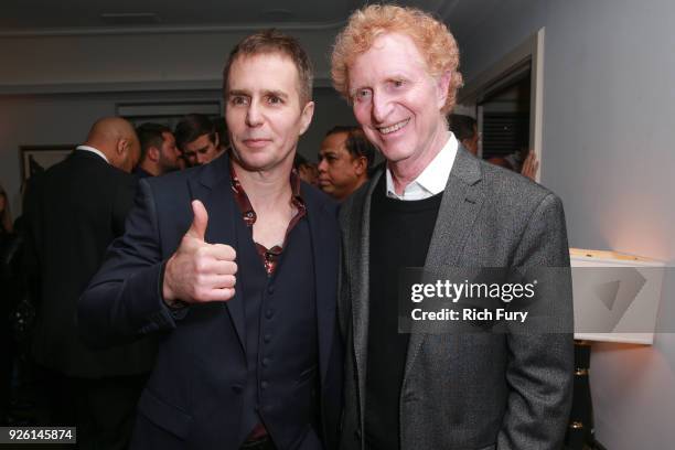 Sam Rockwell and Bob Gersh attend the Gersh Oscar Party at Chateau Marmont on March 1, 2018 in Los Angeles, California.