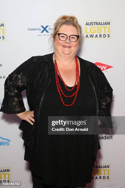 Magda Szubanski attends the Australian LGBTI Awards at The Star on March 2, 2018 in Sydney, Australia.