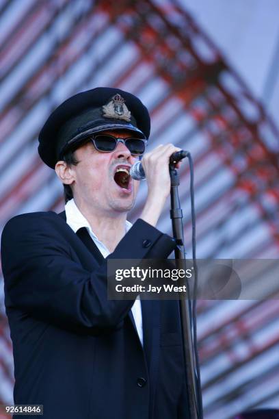 Spider Stacy of The Pogues performs at the 2009 Voodoo Experience at City Park on November 1, 2009 in New Orleans, Louisiana.