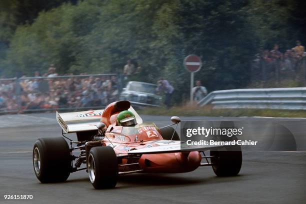 Henri Pescarolo, March-Ford 711, Grand Prix of Germany, Nurburgring, 01 August 1971.