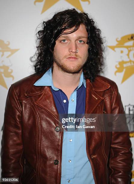 Ally Dickaty from the Virgin Mary's attends the Classic Rock Roll Of Honour Awards at the Park Lane Hotel on November 2, 2009 in London, England.