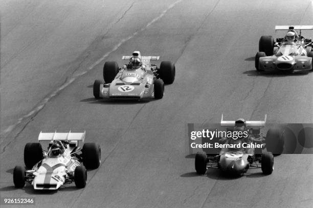 Peter Gethin, Ronnie Peterson, Chris Amon, Tim Schenken, BRM P160, March-Ford 711, Matra MS120B, Brabham-Ford BT33, Grand Prix of Italy, Autodromo...