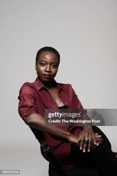 Actress and Playwright Danai Gurira photographed Woolly Mammoth Theatre in Washington, DC on January 12, 2017. Her production Familiar arrives next...