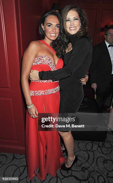 Tamara and Slavica Ecclestone attend the opening party of The Red Room, on November 2, 2009 in London, England.