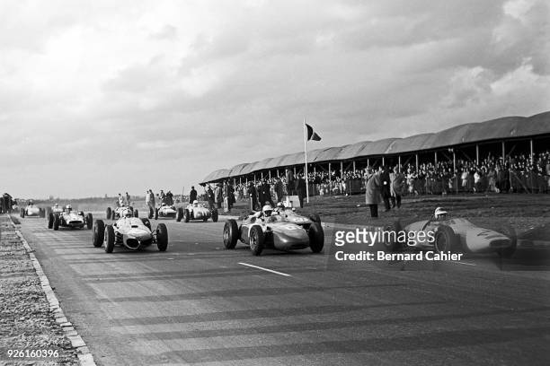Willy Mairesse, Jo Bonnier, Innes Ireland, Ferrari 156, Porsche 718, Lotus-Climax 18, Grand Prix of Brussels, Heysel Park, Brussels, 04 January 1962.