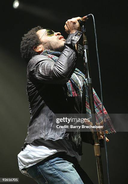 Lenny Kravitz performs at the 2009 Voodoo Experience at City Park on November 1, 2009 in New Orleans, Louisiana.