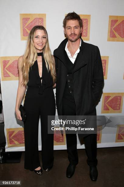 Actress Sarah Roemer and husband actor Chad Michael Murray attend the Kodak Motion Picture Awards Season Celebration on March 1, 2018 in Los Angeles,...