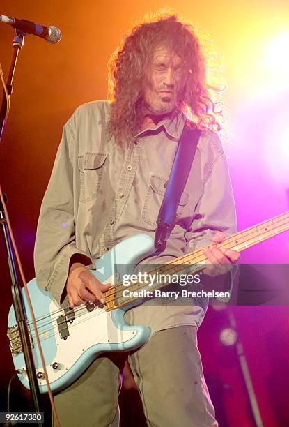 Cris Kirkwood of the Meat Puppets perforsm at the 2009 Voodoo Experience at City Park on November 1, 2009 in New Orleans, Louisiana.