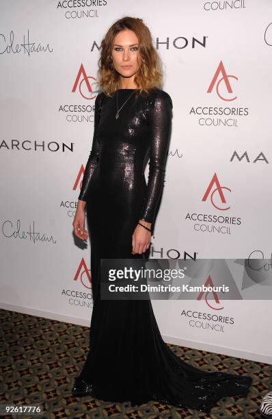Erin Wasson attends the 13th Annual 2009 ACE Awards presented by the Accessories Council at Cipriani 42nd Street on November 2, 2009 in New York City.