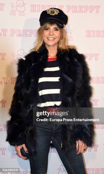 Arancha de Benito attends the 'Highly Preppy' fashion show at 'Puerta de America' hotel on March 1, 2018 in Madrid, Spain.