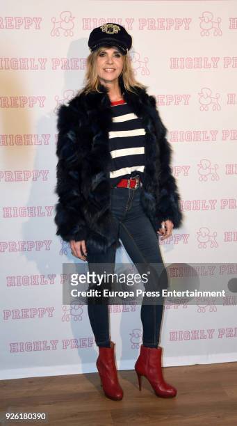 Arancha de Benito attends the 'Highly Preppy' fashion show at 'Puerta de America' hotel on March 1, 2018 in Madrid, Spain.