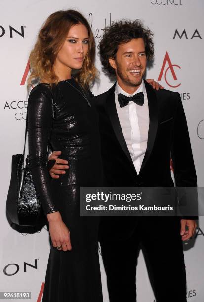 Erin Wasson and Blake Mycoskie attend the 13th Annual 2009 ACE Awards presented by the Accessories Council at Cipriani 42nd Street on November 2,...