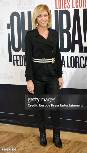 Eva Isanta attends 'Oh Cuba!' premiere at Fernan Gomez Theater on March 1, 2018 in Madrid, Spain.