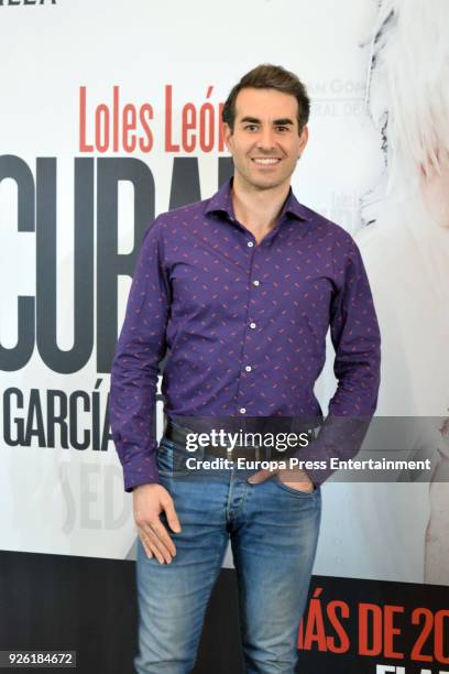 Daniel Muriel attends 'Oh Cuba!' premiere at Fernan Gomez Theater on March 1, 2018 in Madrid, Spain.