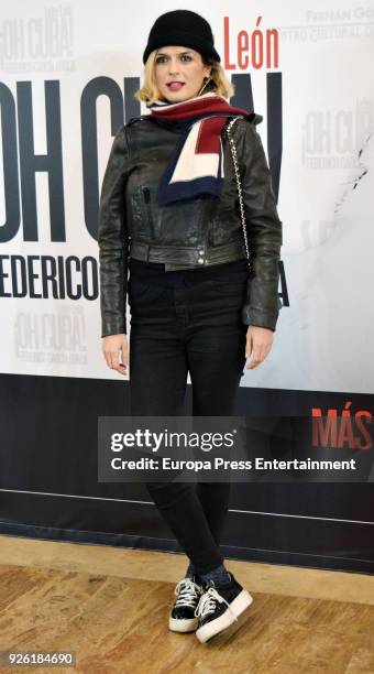 Maria Reyes attends 'Oh Cuba!' premiere at Fernan Gomez Theater on March 1, 2018 in Madrid, Spain.