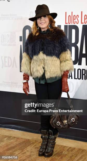 Belinda Washington attends 'Oh Cuba!' premiere at Fernan Gomez Theater on March 1, 2018 in Madrid, Spain.