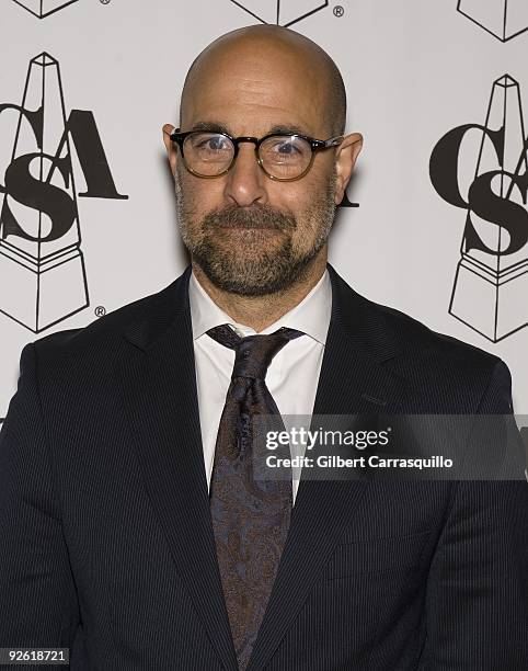 Actor Stanley Tucci attends the 25th Annual Artios Awards at The Times Center on November 2, 2009 in New York City.