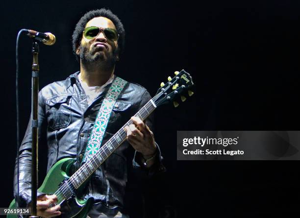 Lenny Kravitz performs the 2009 Voodoo Experience at City Park on November 1, 2009 in New Orleans, Louisiana.