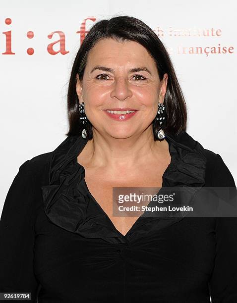 President of AMB Advisors Anne Busquet attends the French Institute Alliance Francaise Annual Gala at The Plaza Hotel on November 2, 2009 in New York...