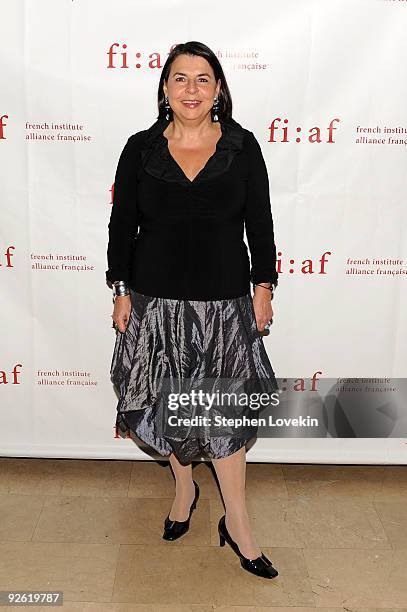 President of AMB Advisors Anne Busquet attends the French Institute Alliance Francaise Annual Gala at The Plaza Hotel on November 2, 2009 in New York...