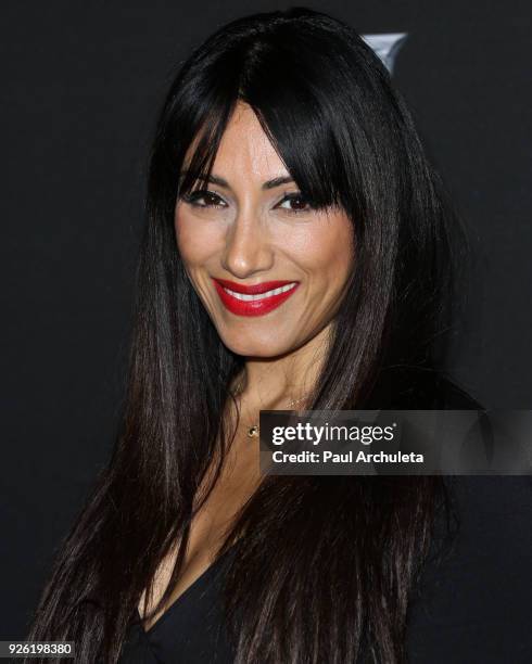 Actress Tehmina Sunny attends the Cadillac celebration for the 90th Annual Academy Awards at Chateau Marmont on March 1, 2018 in Los Angeles,...