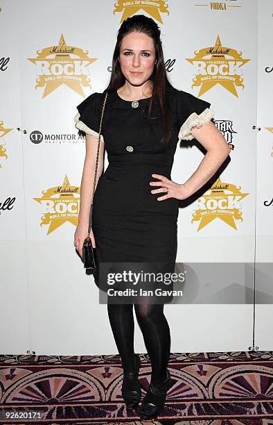 Sandi Thom attends the Classic Rock Roll Of Honour Awards at the Park Lane Hotel on November 2, 2009 in London, England.