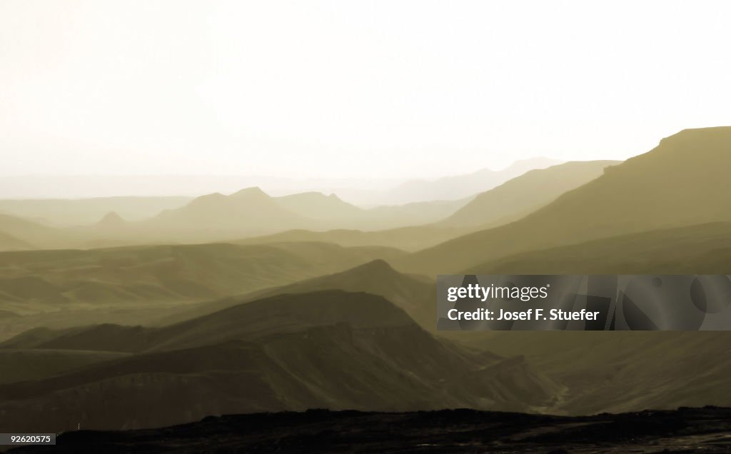 Sunset in de Negev