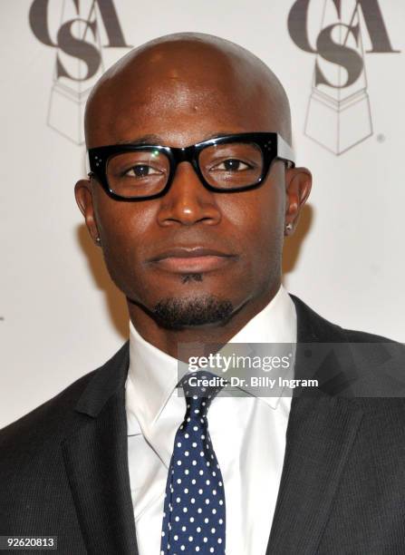 Actor Taye Diggs attends the 25th Annual Artios Awards at Hyatt Regency Century Plaza on November 2, 2009 in Century City, California.