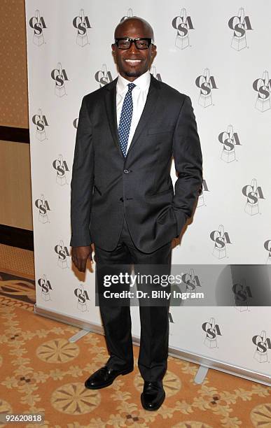 Actor Taye Diggs attends the 25th Annual Artios Awards at Hyatt Regency Century Plaza on November 2, 2009 in Century City, California.