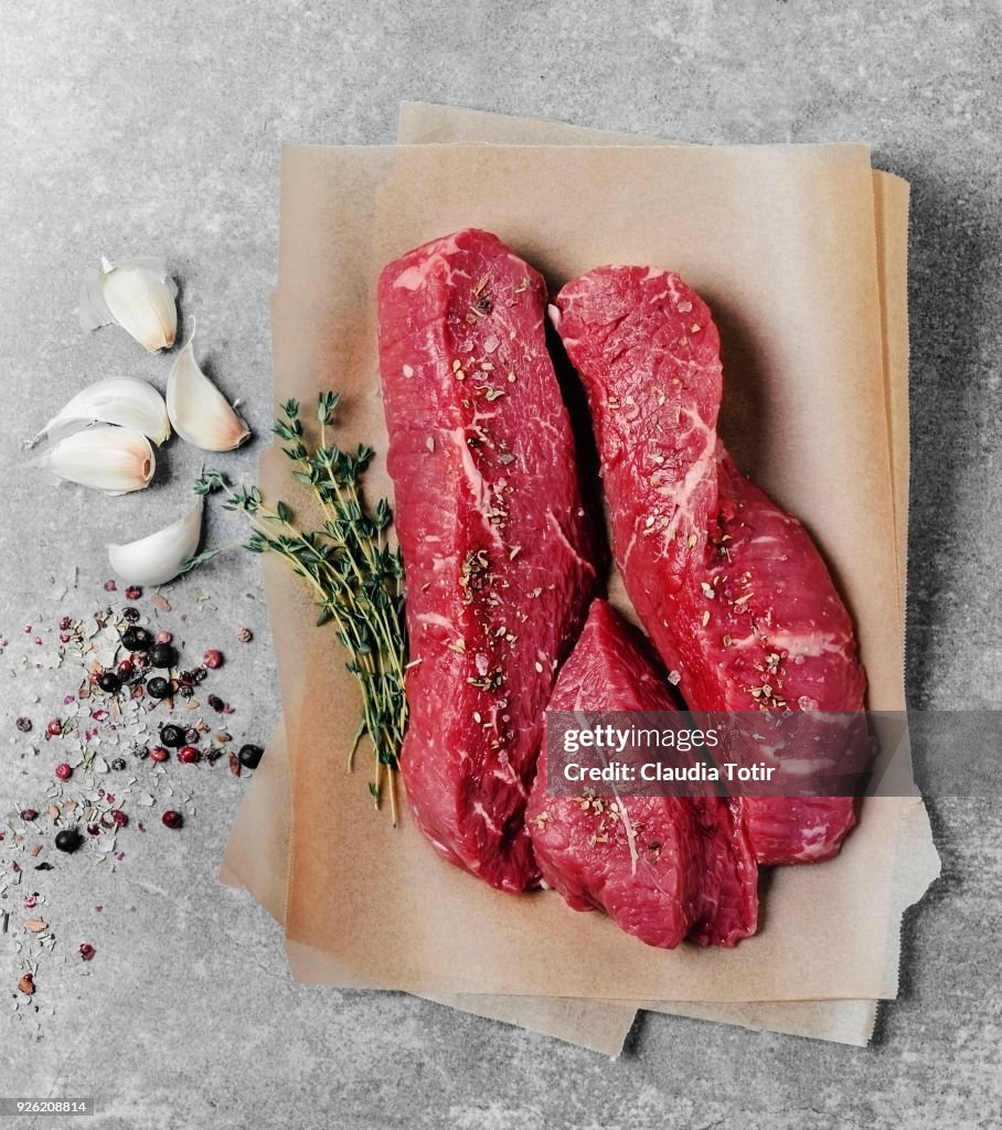 Sirloin strip steak