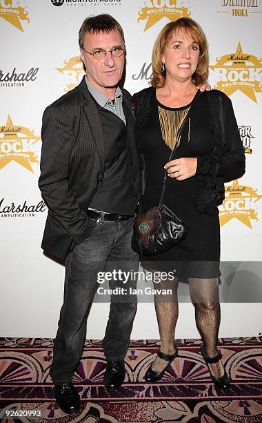 Steve Harley attends the Classic Rock Roll Of Honour Awards at the Park Lane Hotel on November 2, 2009 in London, England.