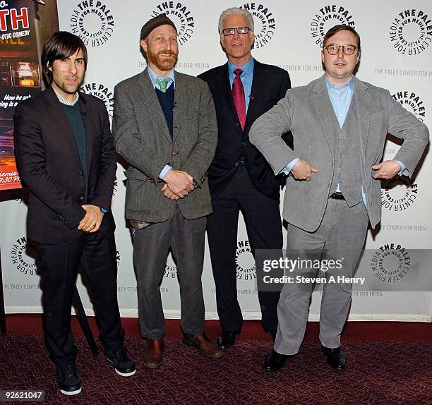 Actor Jason Schwartzman, creator/executive producer Jonathan Ames, actor Ted Danson and actor/author John Hodgman attend Raymond Chandler Meets...