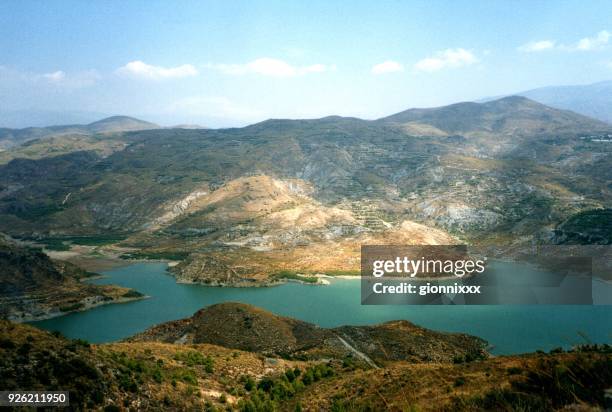 lake in sierra nevada, andalusia, spain - andalucian sierra nevada stock pictures, royalty-free photos & images